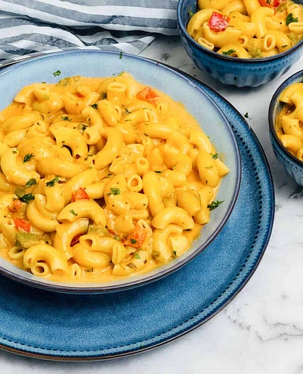 Masala Mac and Cheese / Indian Macaroni Pasta
