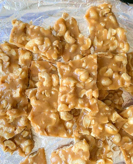 How to Make Cashew Brittle (Peanut too!)