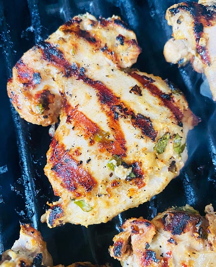 Grilled Lemon Basil Chicken