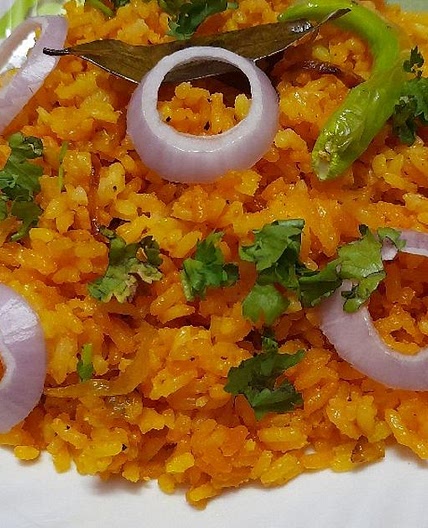 टर्मरिक राइस (turmeric rice recipe in hindi)