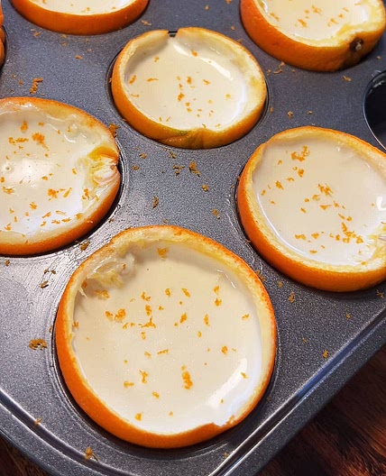 Orange Posset (gelatin-free panna cotta)