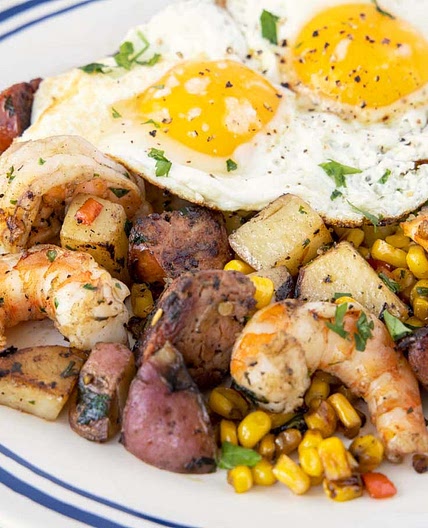 Low Country Shrimp and Eggs