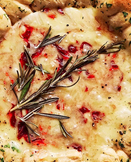 Cranberry Brie Biscuit Dip