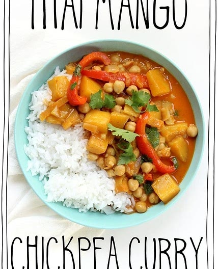 Thai Mango Chickpea Curry