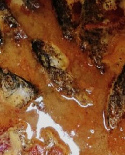 Desi kadhi Machhali., देसी कढ़ाई मछली
