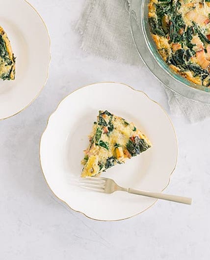 Swiss Chard Quiche (PCOS-Friendly)