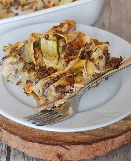 Lasagne vegan alle lenticchie e zucchine