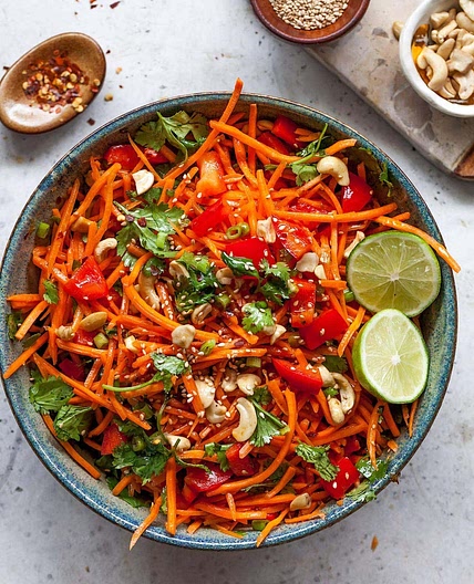 Sesame Ginger Carrot Salad