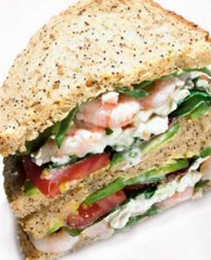 Prawn And Avocado Sandwich