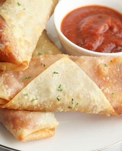 Air Fryer Pizza Egg Rolls