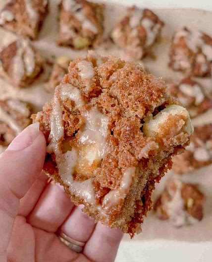 Apple Vegan Blondies