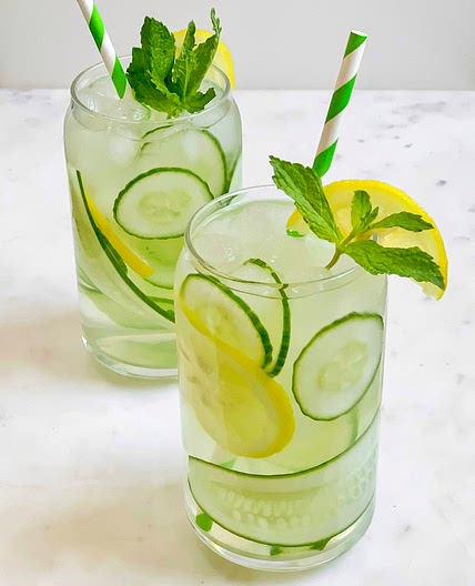 Cucumber Mint Infused Water