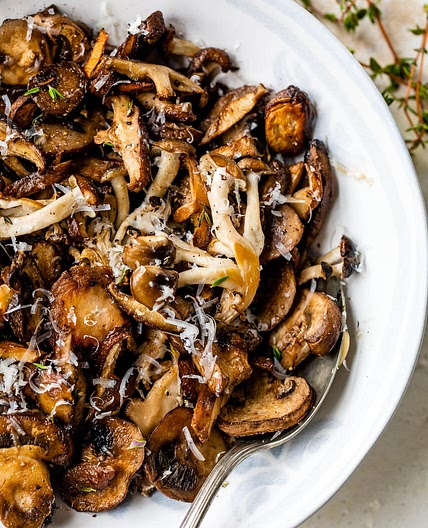 Roasted Mushrooms with Parmesan