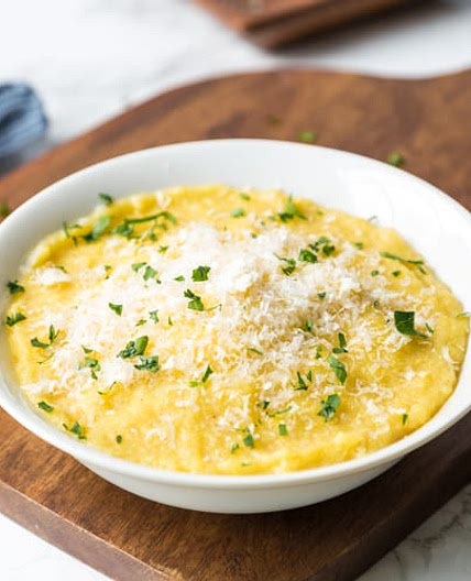 Easy Peasy Cheesy Polenta
