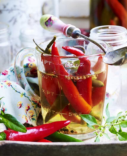 Pickled chillies