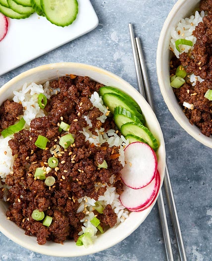 Caramelized Beef With Rice