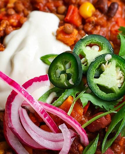 Sweet Potato Spiced Chili