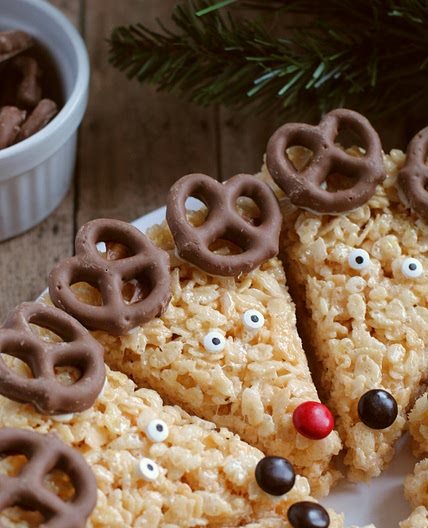 Reindeer Rice Krispie Treats