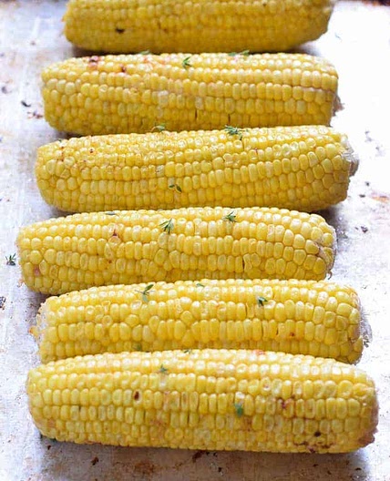 Oven Roasted Corn