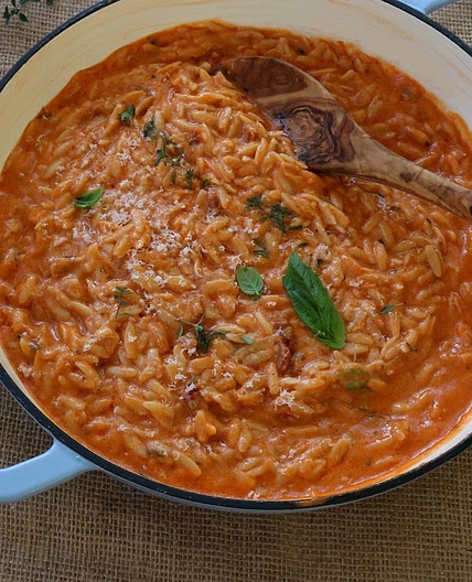 Marry me orzo risotto: a 15-minute, one-pot meal