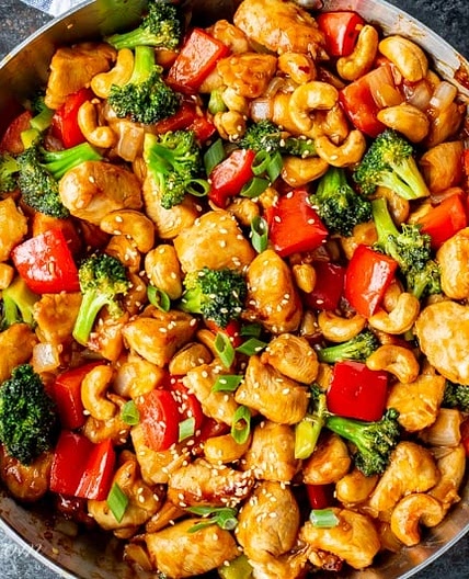 Honey Cashew Chicken
