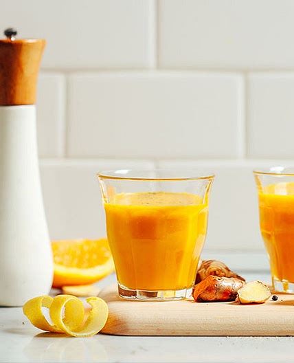 Lemon Ginger Turmeric Wellness Shots
