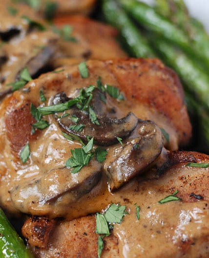 Instant Pot Smothered Pork Chops