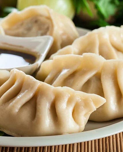 Chinese Boiled Pork Dumplings