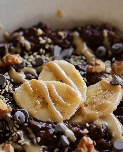 Chocolate Banana Buckwheat Porridge