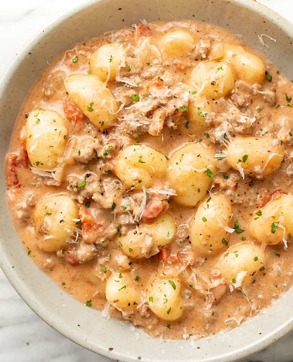 Ground Beef Gnocchi