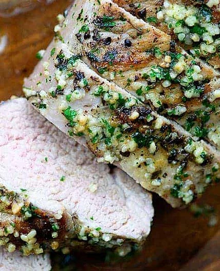 Garlic Butter Pork Tenderloin