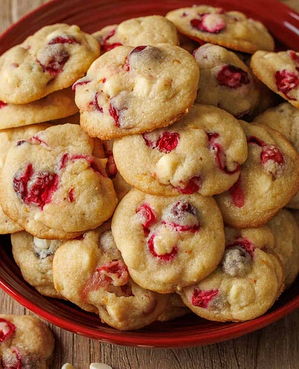 White Chocolate Cranberry Cookies Recipe