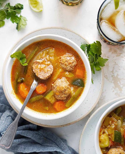 Caldo De Albondigas (Nutritious Mexican Meatballs Soup)