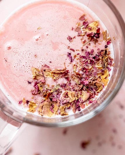 Vanilla Rose Moon Milk Recipe
