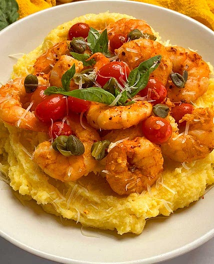 Shrimp and Polenta