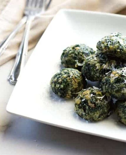 Spinach Balls with Parmesan