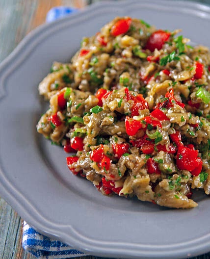 Greek Roasted Eggplant Dip - Melitzanosalata
