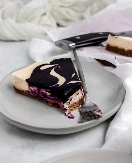 Ube Swirl Cheesecake