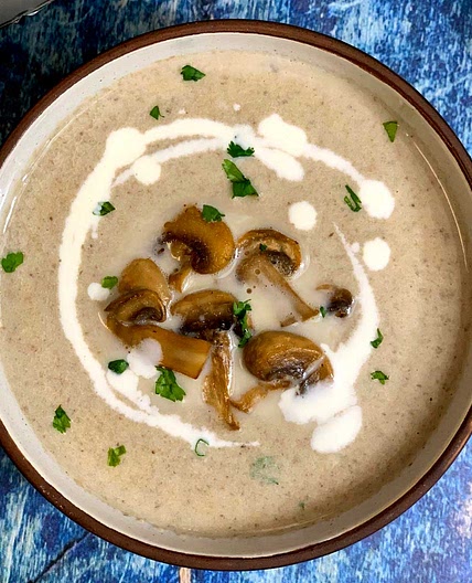 Instant Pot Creamy Mushroom Soup