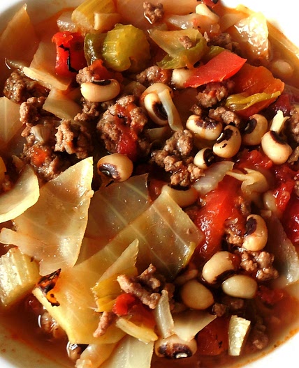 Black-Eyed Pea Cabbage Soup