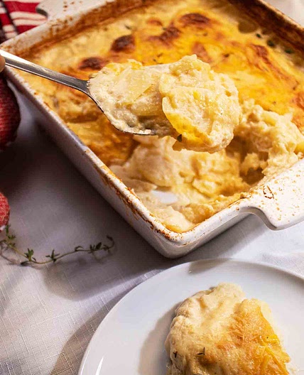 Vegan Scalloped Potatoes( Potatoes Au Gratin)
