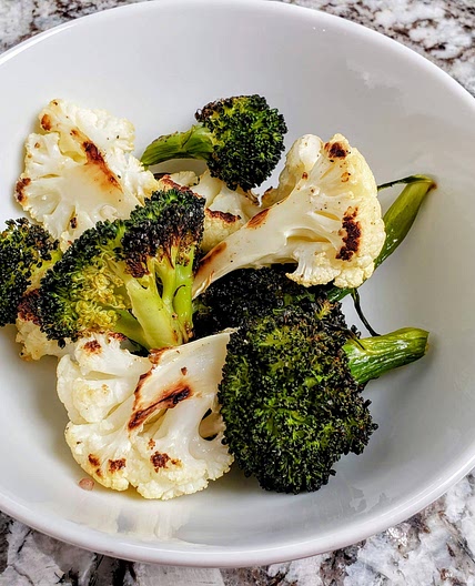 Roasted Broccoli and Cauliflower