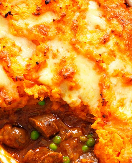 Bangers and Mash Pie