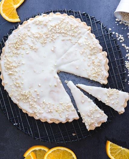 Orange Glazed Shortbread