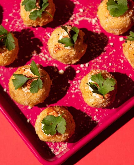 Bollitos de Papa y Elote (Potato Elote Bites)