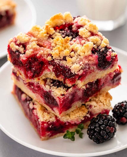 Blackberry Pie Bars Recipe