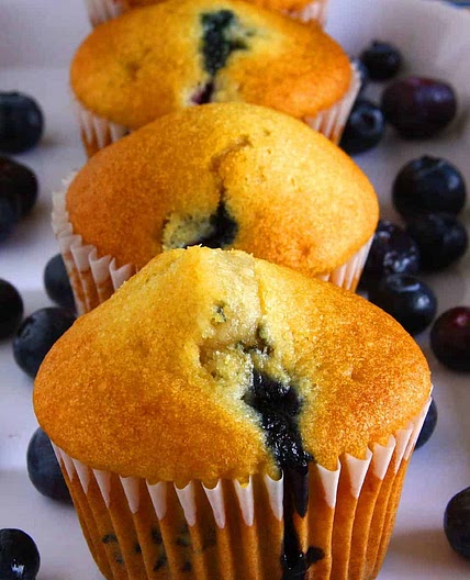 Vegan Blueberry Muffins