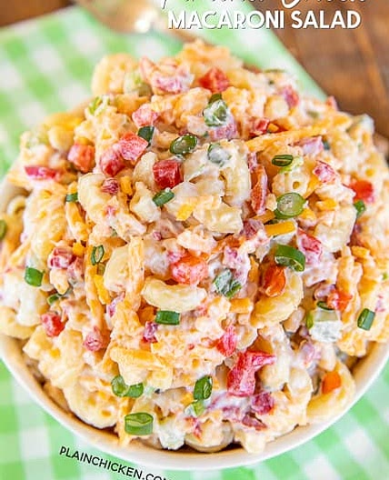 Pimento Cheese Macaroni Salad