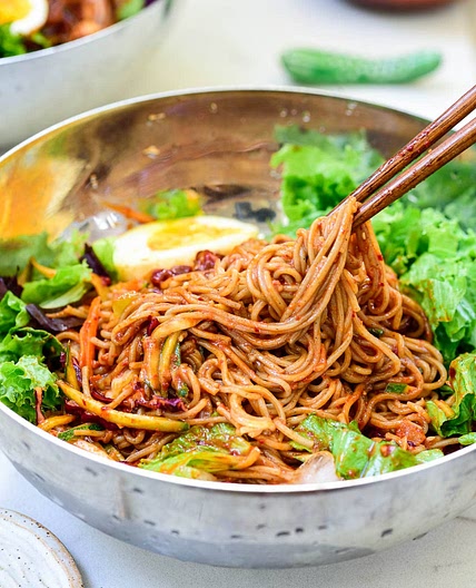 Bibim Guksu (Spicy Cold Noodles)