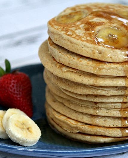 Banana Oat Pancakes